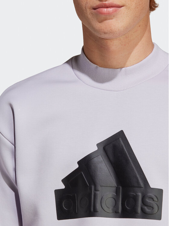 adidas adidas Džemperis Future Icons Badge of Sport Crew Sweatshirt IC3743 Violetinė Regular Fit