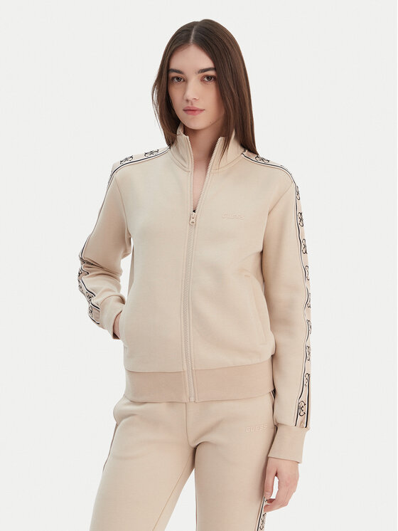 Guess Guess Mikina V2YQ16 KB3P2 Béžová Regular Fit