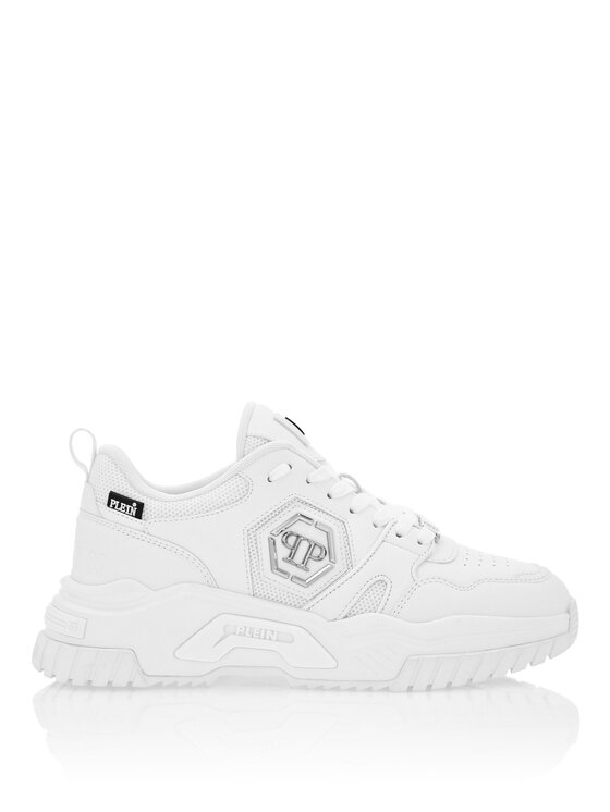 PHILIPP PLEIN PHILIPP PLEIN Snīkeri New Predator FAES USC0837 PTE003N Balts