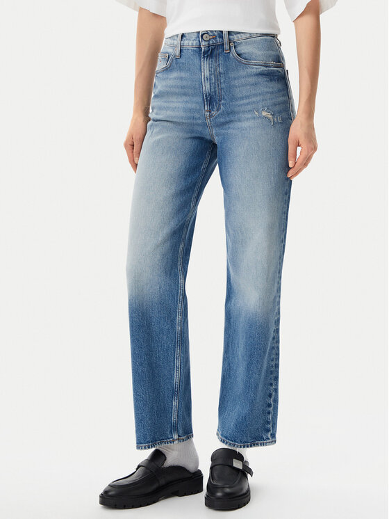 Tommy Jeans Tommy Jeans Farmer Layla DW0DW19772 Kék Straight Fit