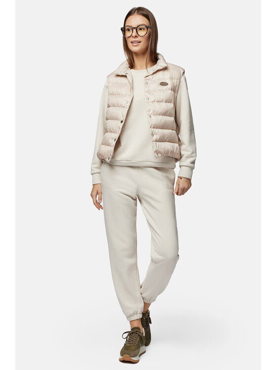 Lancerto Lancerto Spodnie dresowe Lily SP135123000002 Écru Relaxed Fit