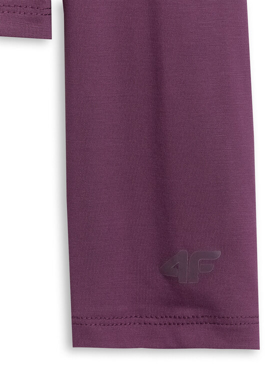4F 4F Longsleeve AFTERLIGHT Fioletowy Regular Fit