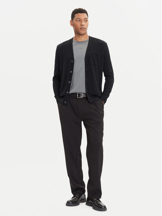 Marc O'Polo Marc O'Polo Kardigan 529 5063 61042 Czarny Regular Fit
