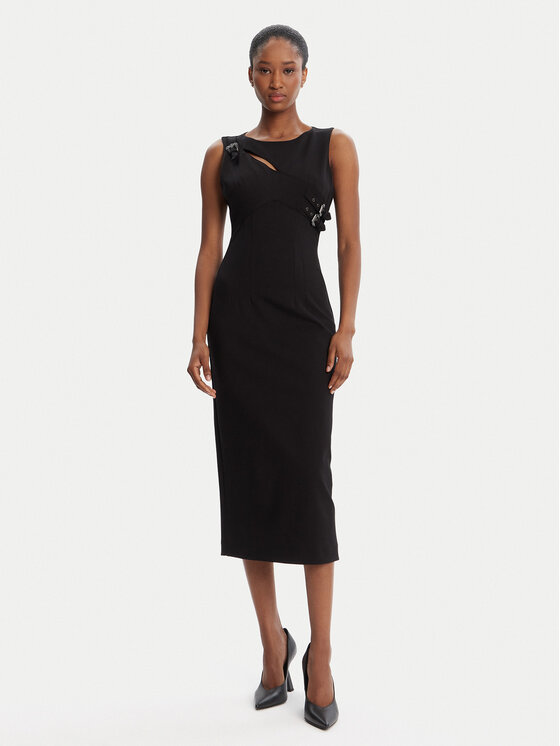 Versace Jeans Couture Versace Jeans Couture Ежедневна рокля 79HAO908 J0092 Черен Slim Fit