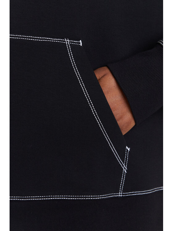 KARL LAGERFELD KARL LAGERFELD Bluza A3W20011 Czarny Relaxed Fit