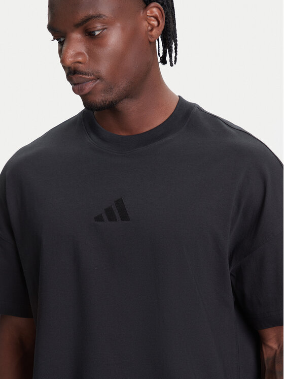 adidas adidas T-shirt ALL SZN IY4150 Crna Loose Fit