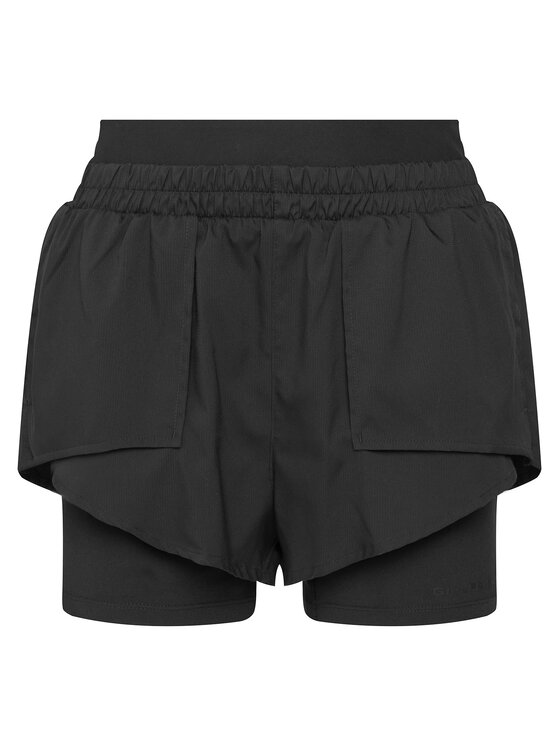 Girlfriend Collective Girlfriend Collective Pantaloni scurți sport Fallon 4093 Negru Regular Fit