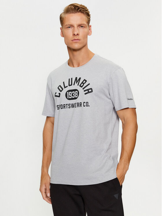 Columbia T-krekls CSC Basic Logo™ Short Sleeve Pelēks Regular Fit