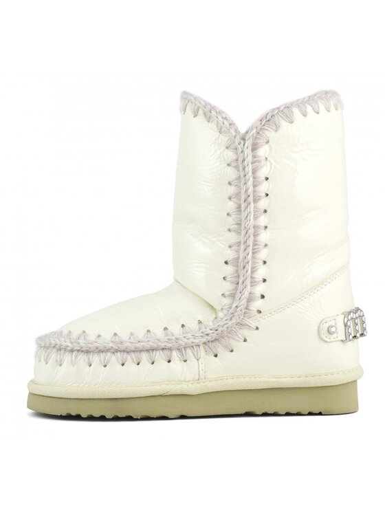 Flower Mountain Flower Mountain Μποτάκια fw101037c-patwhi Λευκό