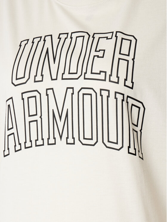 Under Armour Under Armour T-Shirt Ua Rival Campus 6007883 Εκρού Oversize