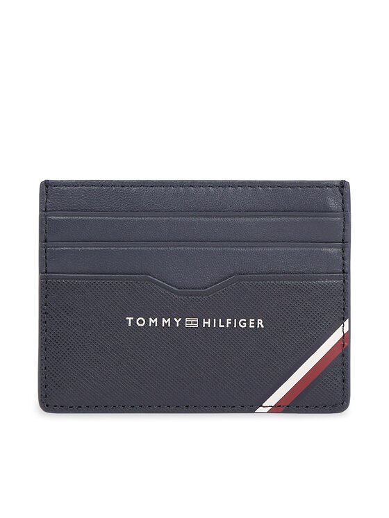 Tommy Hilfiger Kredītkaršu turētājs Th Central Cc Holder AM0AM11583 Tumši zils