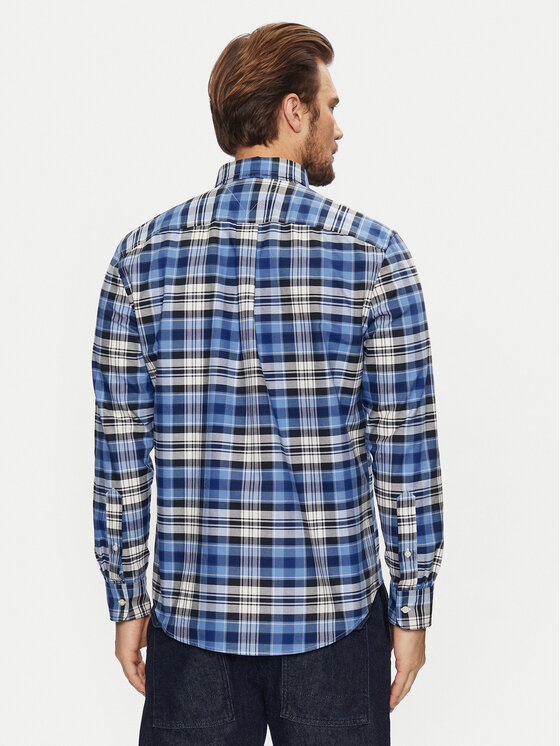 Tommy Hilfiger Tommy Hilfiger Hemd Heritage MW0MW37566 Blau Regular Fit
