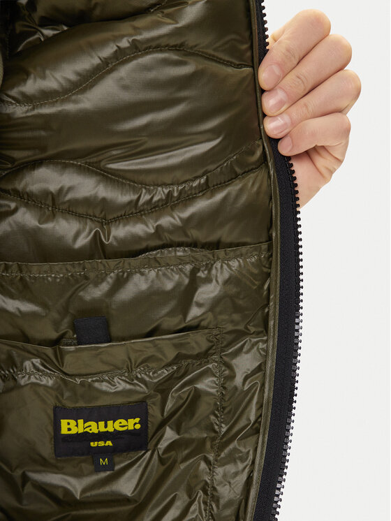 Blauer Blauer Pernata jakna 25WBLUC03074006355 Zelena Regular Fit