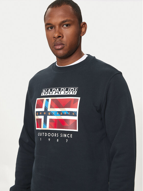 Napapijri Napapijri Felpa NP0A4IBH Nero Relaxed Fit