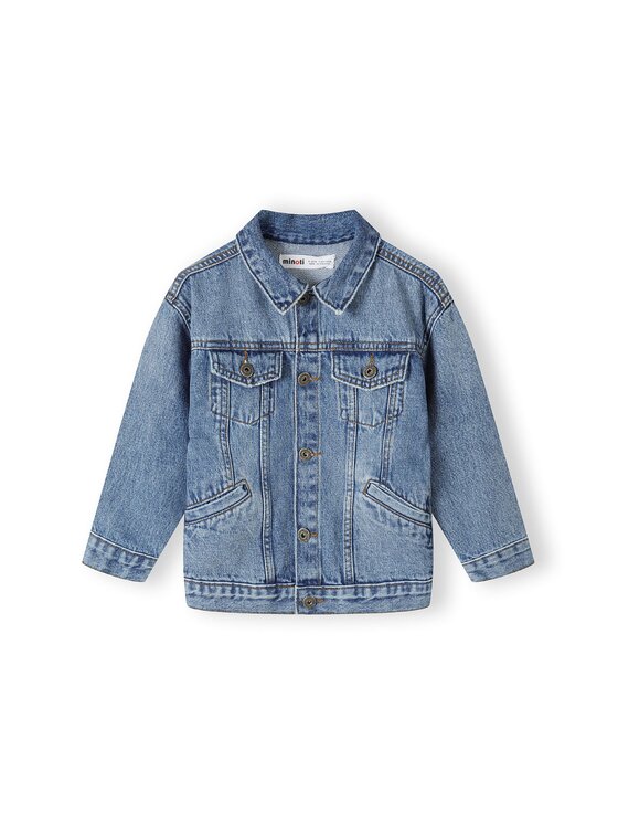 Kurtka jeansowa MINOTI, Rozmiar 152/158, Niebieski, 23jacket41