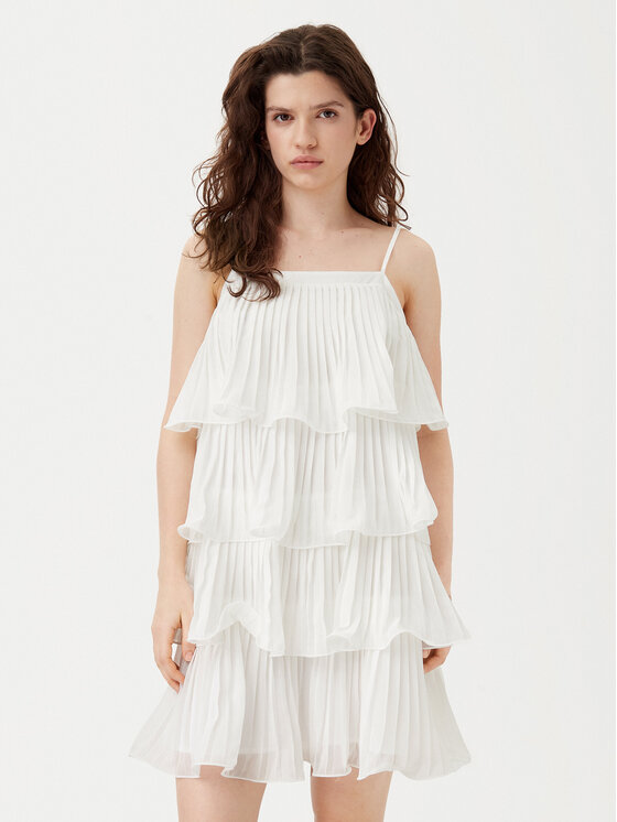 YAS YAS Koktélruha Lucia 26036503 Fehér Regular Fit