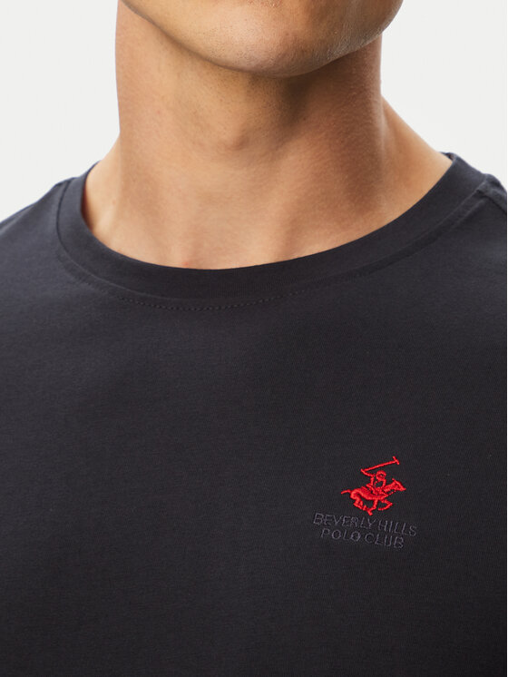 Beverly Hills Polo Club Beverly Hills Polo Club Marškinėliai P-SS26M-TS41740 Tamsiai mėlyna Regular Fit