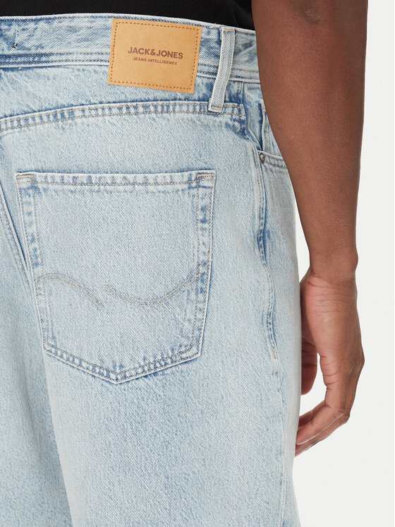 Jack & Jones Jack & Jones Szorty jeansowe Ron 12272237 Niebieski Baggy Fit