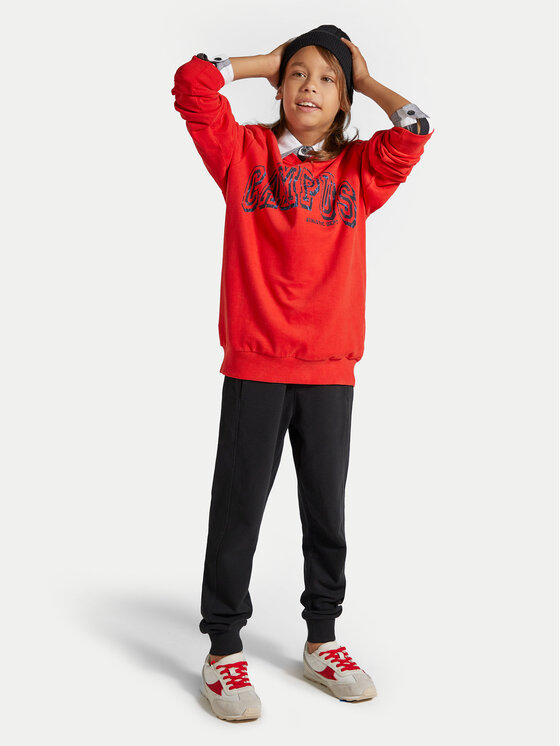 Coccodrillo Coccodrillo Долнище анцуг ZC4120104VBA Черен Slim Fit