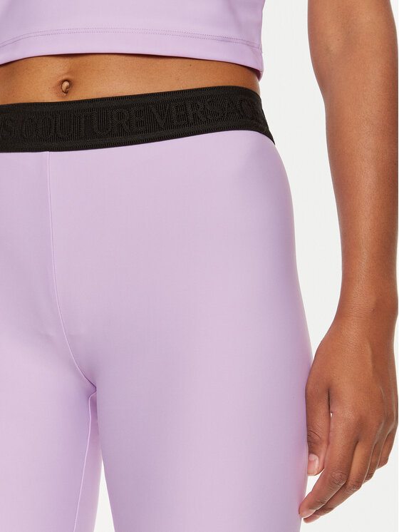 Versace Jeans Couture Versace Jeans Couture Dviratininkų šortai 76HAC1A6 Violetinė Skinny Fit