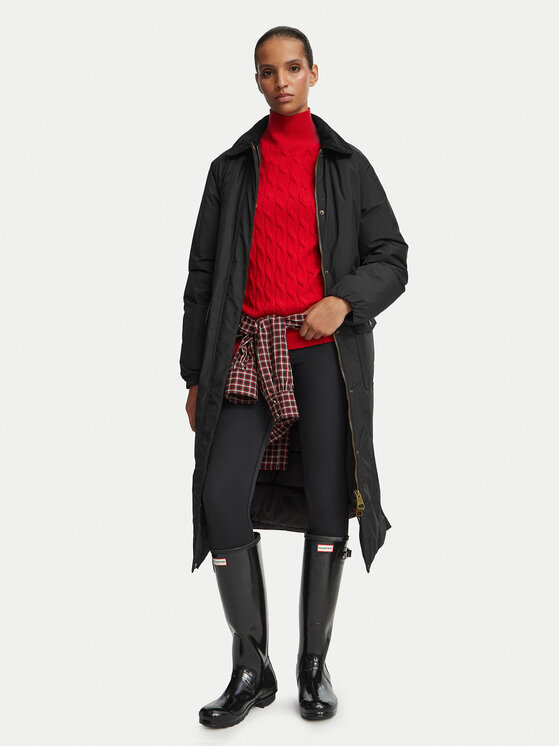 Hunter Hunter Зимова куртка HARW0001262 Чорний Regular Fit