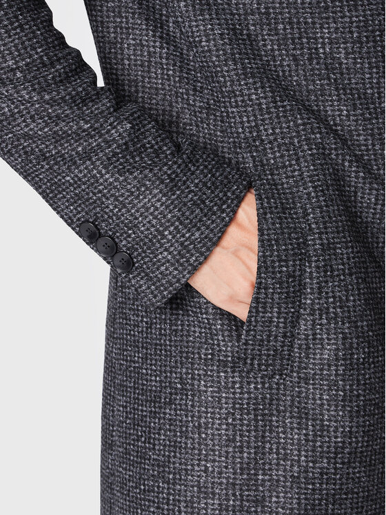 BOSS Boss Demisezoninis paltas H-Hyde-J-224 50479583 Pilka Slim Fit