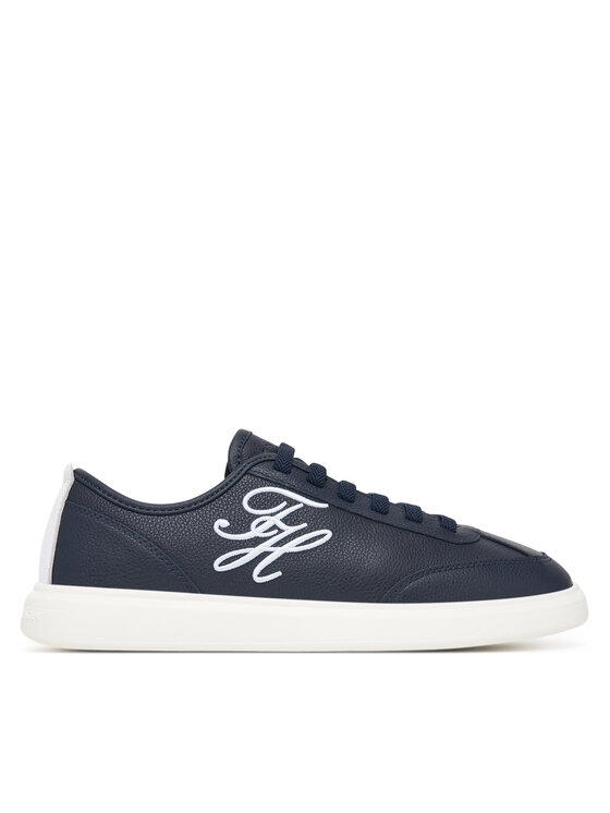 Tommy Hilfiger Tommy Hilfiger Sportcipők Th Icon Court Script Premium FW0FW09604 Sötétkék