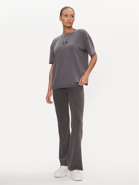 Calvin Klein Jeans Calvin Klein Jeans Spodnie dresowe J20J223126 Szary Regular Fit