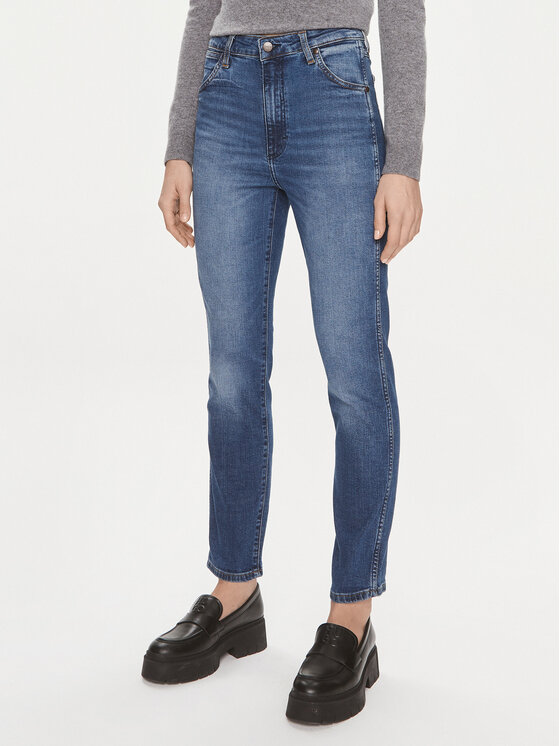 Wrangler Jeans hlače Walker 112351031 Modra Slim Fit