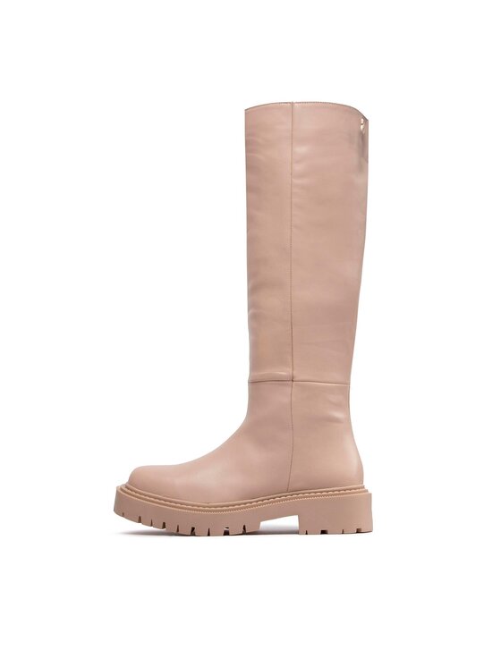 Simple Simple Stiefel SL-18-02-000051 Beige