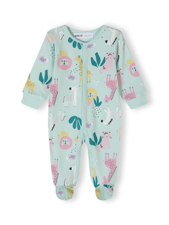 minoti minoti Pajac 24babypack13 Fioletowy Regular Fit