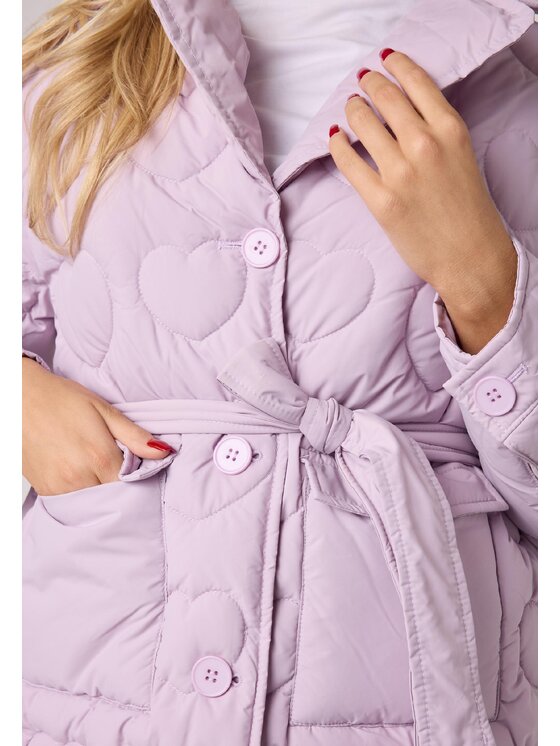 LAURELLA LAURELLA Kurtka damska LAURELLA 9TU001743 Fioletowy Regular Fit