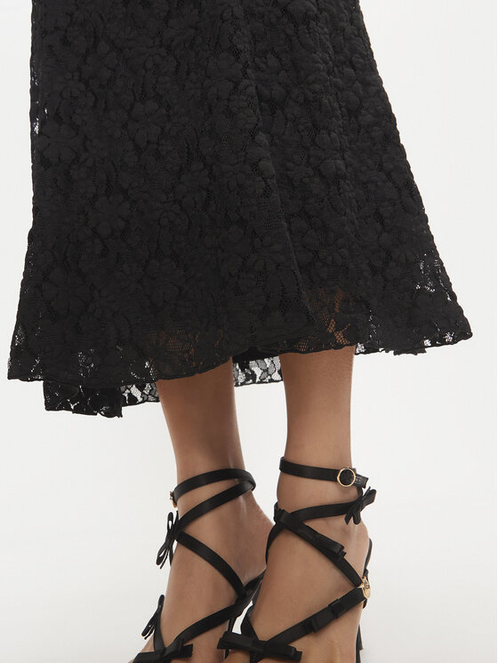 ROTATE ROTATE Pouzdrová sukně Blakli 113070100 Černá Slim Fit