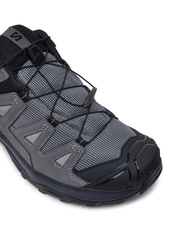 Salomon Salomon Παπούτσια πεζοπορίας X Ultra 360 Leather Gore-Tex L47571400 Γκρι