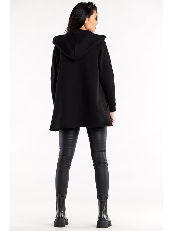 Infinite You Infinite You Mikina M327 Čierna Basic Fit