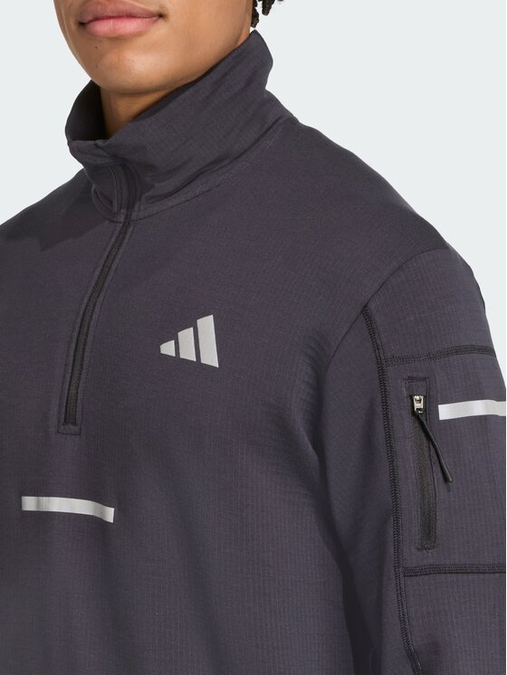 adidas adidas Koszulka techniczna Adi365 Running CLIMAWARM Czarny Regular Fit