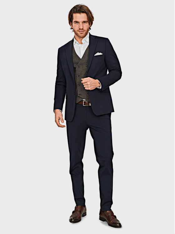 Evenemen Evenemen Marynarka Paradiso Granatowy Slim Fit