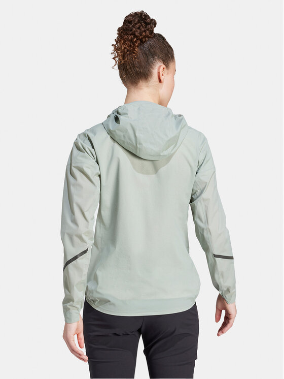 adidas adidas Vodootporna jakna Terrex Xperior IK7830 Zelena Slim Fit