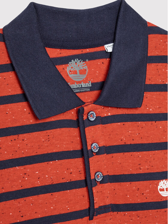 Timberland Timberland Polo T25T02 S Czerwony Regular Fit