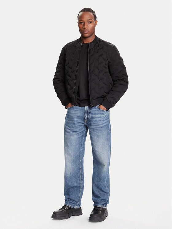 Geox Geox Kevad-sügis jope M Spherica M5628R T3271 F9000 Must Regular Fit