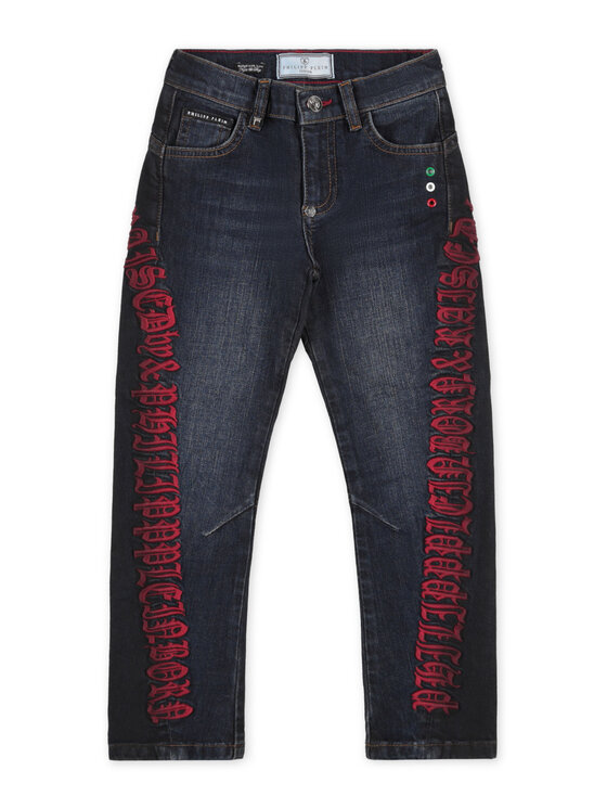 PHILIPP PLEIN PHILIPP PLEIN Jeansy 30305 Czarny Straight Fit