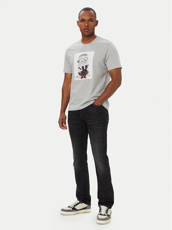 Guess Jeans Guess Jeans Тишърт M6YI82 K6411 Светлосив Regular Fit