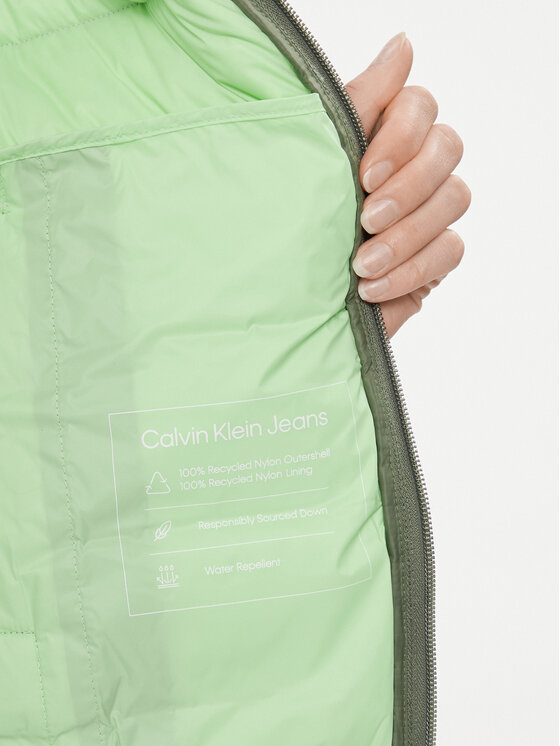 Calvin Klein Jeans Calvin Klein Jeans Pehelykabát J20J222585 Zöld Regular Fit