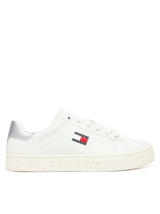 Sneakers Tommy Jeans Tjw Logo Outsole Sneaker Ess EN0EN02703 Écru