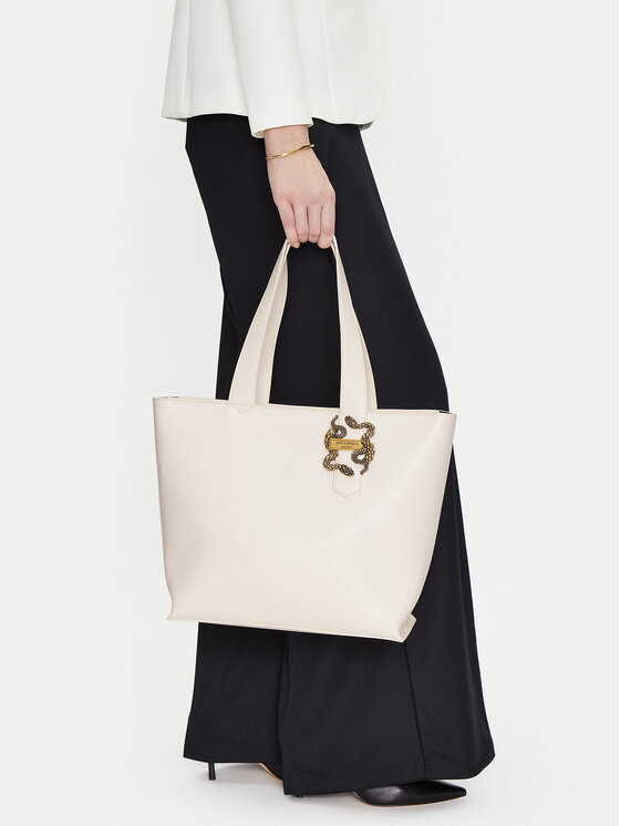 Just Cavalli Just Cavalli Borsetta Iconic Snakes 78RA4BA5 ZSA89 Bianco