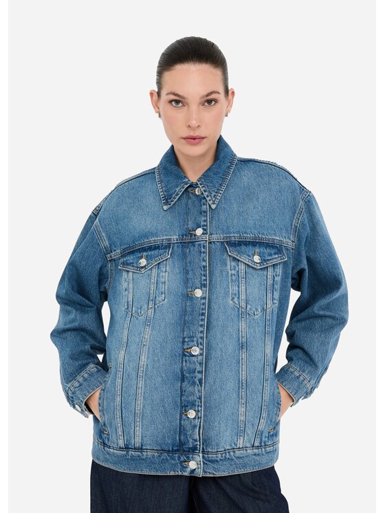 Liu Jo Liu Jo Giacca da donna UF5196D028078661 Celeste Regular Fit