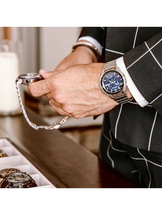Bulova bulova Zegarek 96A205 Srebrny