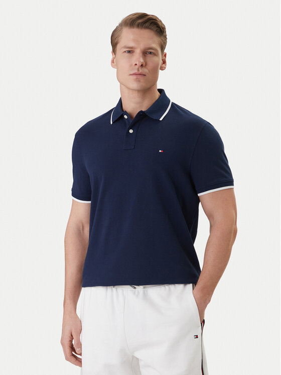 Tommy Hilfiger Tommy Hilfiger Polokošeľa Pique MW0MW42748 Tmavomodrá Regular Fit