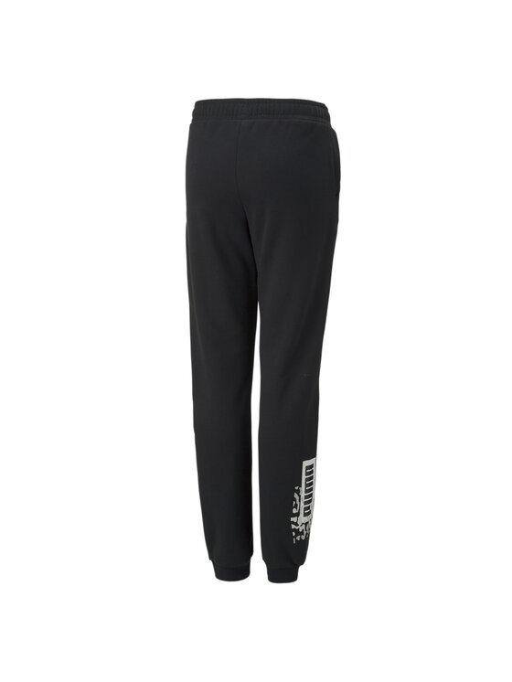 Puma Puma Spodnie dresowe 670222 Czarny Regular Fit