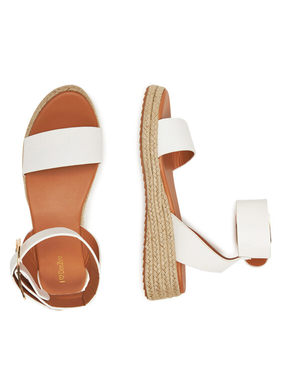 DeeZee DeeZee Espadryle QS276-1 Biały